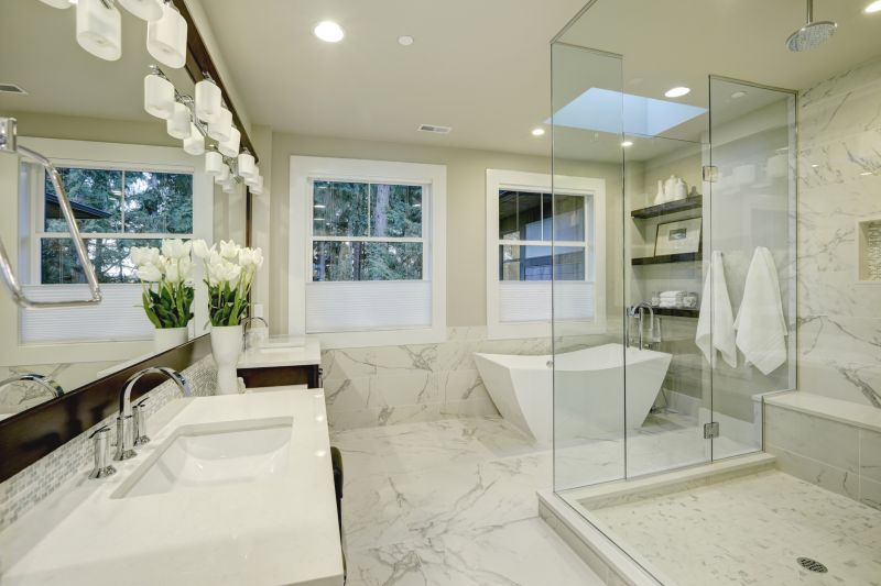 Spa-Style Bathtub Area